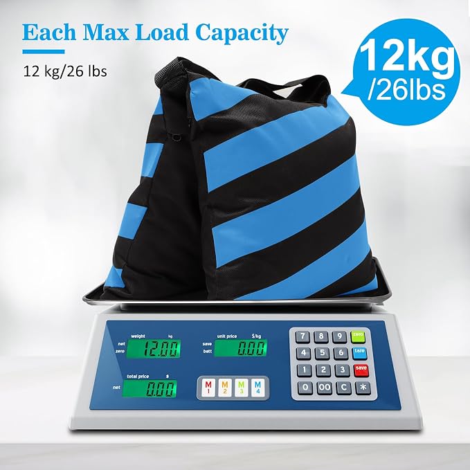 4 Packs Blue Sandbag Weight Bags - Image 5