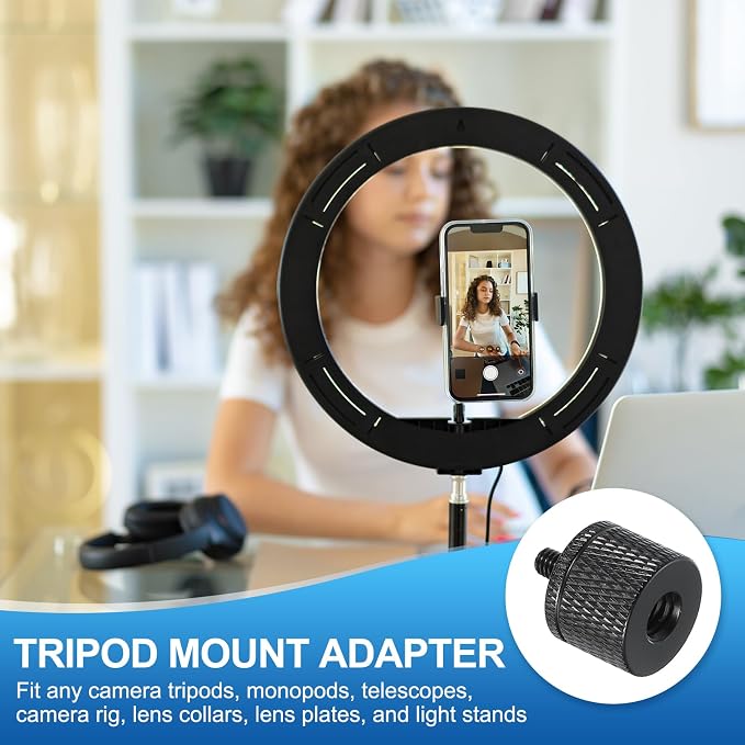PATIKIL Tripod Screw Adapter 1/4" Female to M4 Male, 20 mm - Image 4