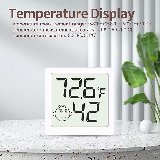 Mini Humidity Meter Hygrometer 6 Pack Room Thermometer Indoor Digital - Image 3
