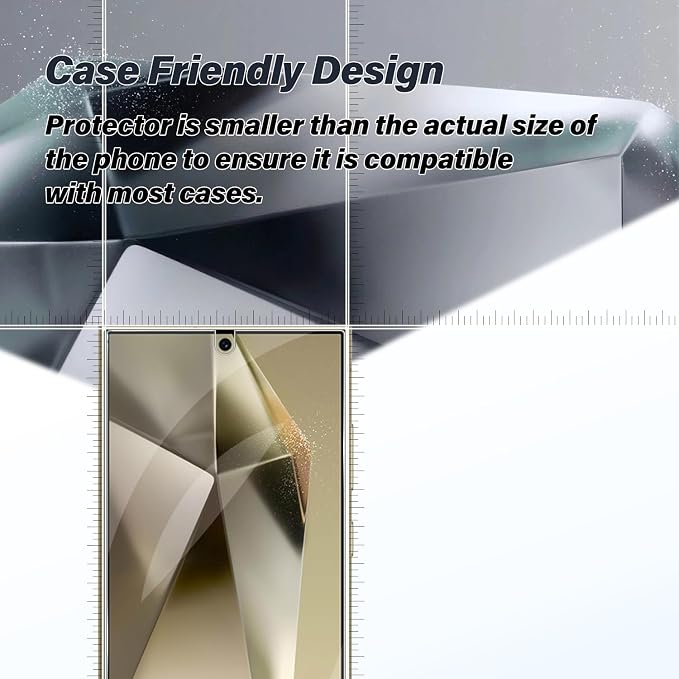 BIGFACE Galaxy S24 Ultra Tempered Glass Screen Protector + Camera Lens - Image 5