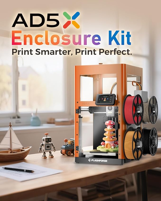 FLASHFORGE AD5X Enclosure Kit, DIY Colors & Style, Optimized Design, Suitable - Image 2