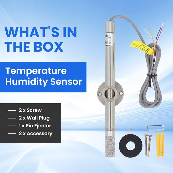Temperature Humidity Sensor, 4‑20mA Output Temperature Humidity Transmitter - Image 6