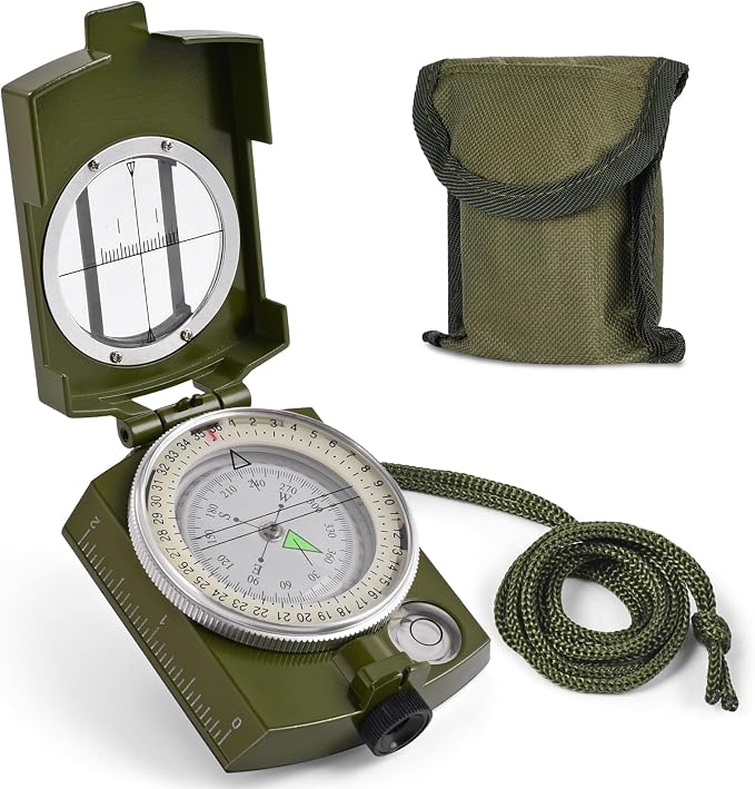 Compass, Hiking Compass for Survival by COTOUXKER
