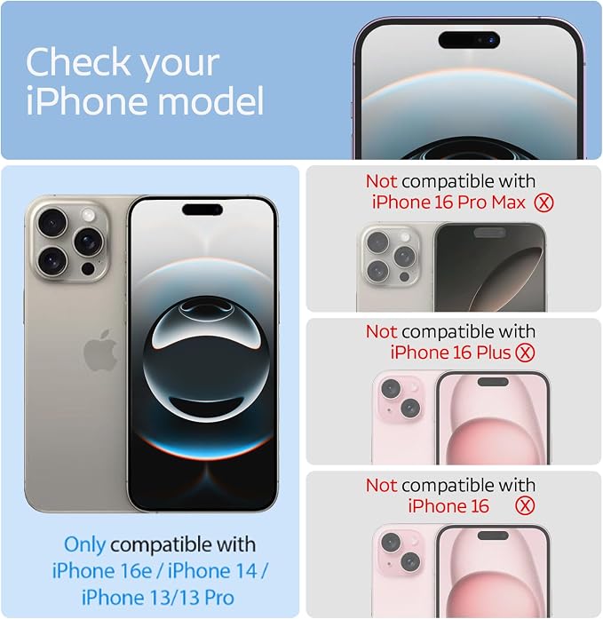 3 Packs Screen Protector for iPhone 16e / iPhone 14 / iPhone 13/13 Pro - Image 2