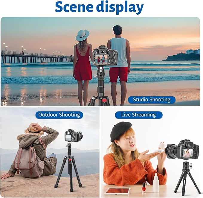 CAVIX 25mm Mini Ball Head 360° Panoramic Tripod Head Small Ball Head - Image 7