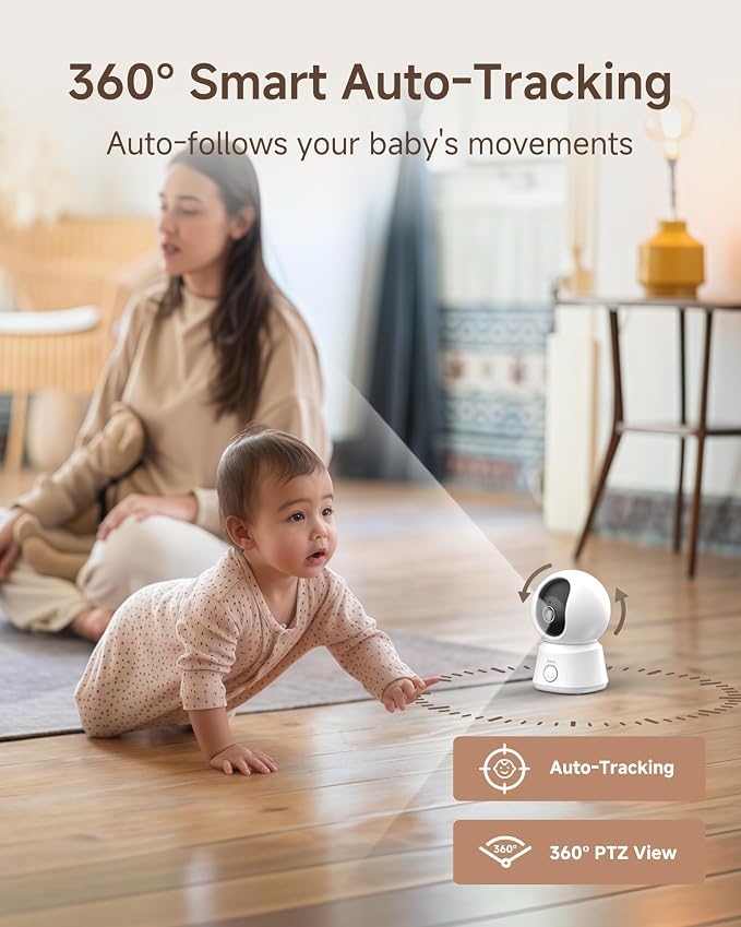 ARENTI WiFi Baby Camera Monitor B2 Kit 2026 Upgraded, 5-inch Wireless Display - Image 4