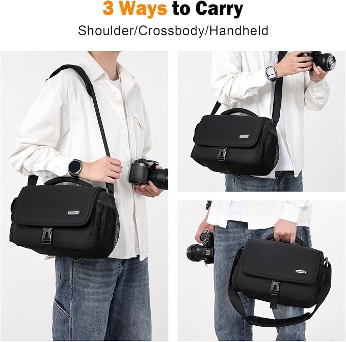 CADeN Camera Bag Case Shoulder Crossbody Bag Compatible - Image 4