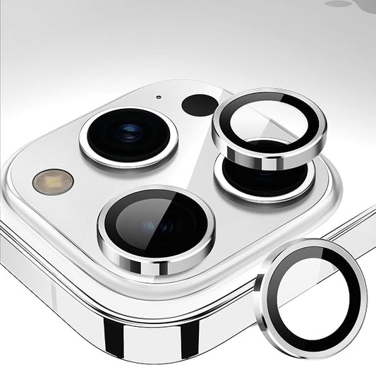 for iPhone 15 Pro/iPhone 15 Pro Max Camera Lens Protector Individual Metal Ring by Xfilm