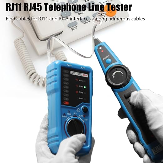 Network Cable Tester, Cat5 Cat6 Ethernet LAN Network Wire Tracer - Image 3