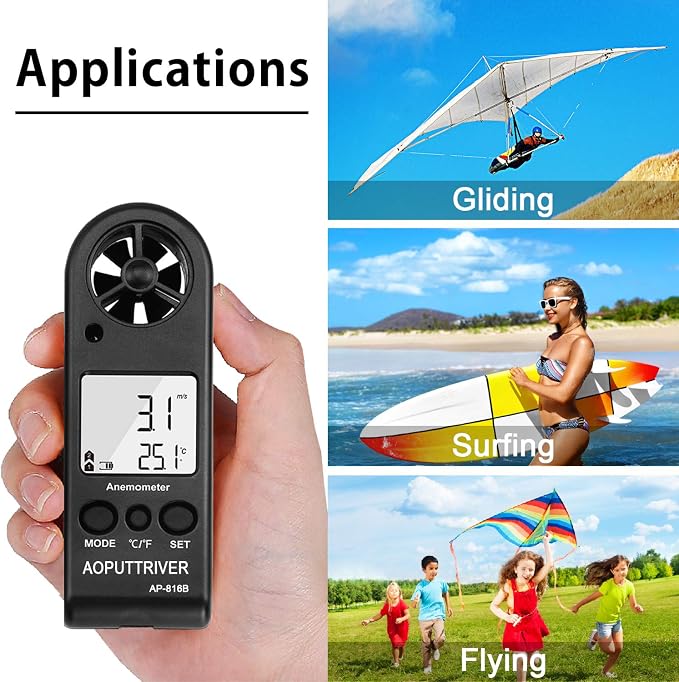 Anemometer Handheld Wind Speed Meter - Image 6