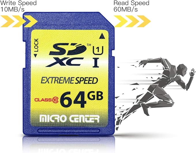 INLAND 64GB Class 10 SDXC Flash Memory Card Full Size SD Chip USH-I U1 Trail - Image 3