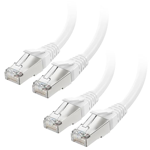 Cable Matters 2-Pack 40Gbps Shielded Cat 8 Ethernet Cable - 5ft by CableMatters