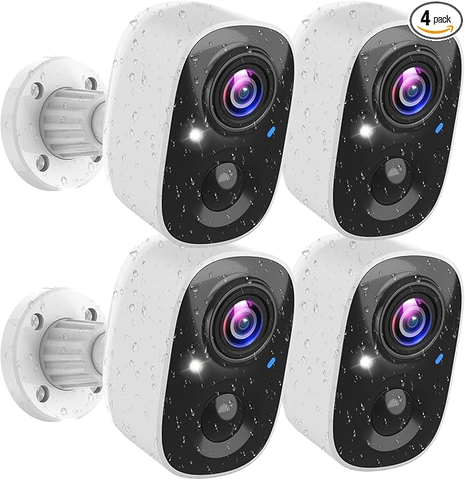 MaxiViz Security Cameras Wireless Outdoor, Battery Powered Cameras by MaxiVizSecurityCamera
