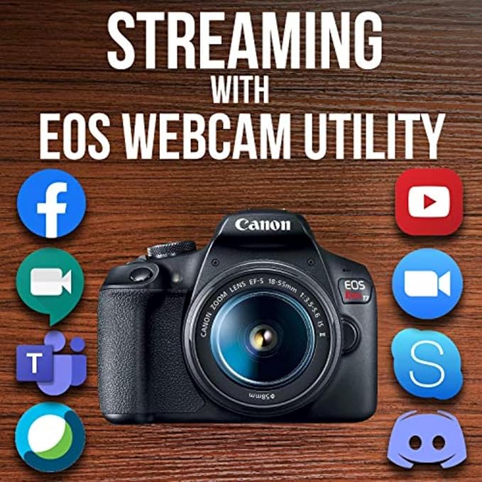 Canon EOS Rebel T7 DSLR Camera - Image 4