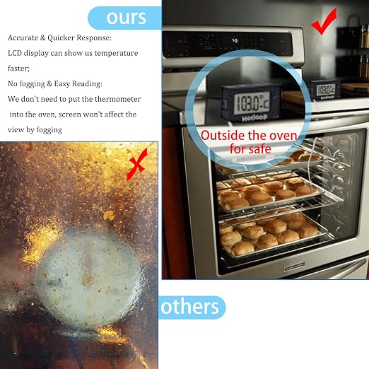 Digital Oven Thermometer Heat Resistant up to 572°F/300°C - Image 6