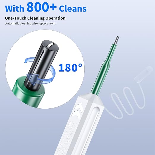 Fiber Cleaner - Fiber Tools for 2.5mm Fiber Optic connectors Cleaning Compatible - Image 2