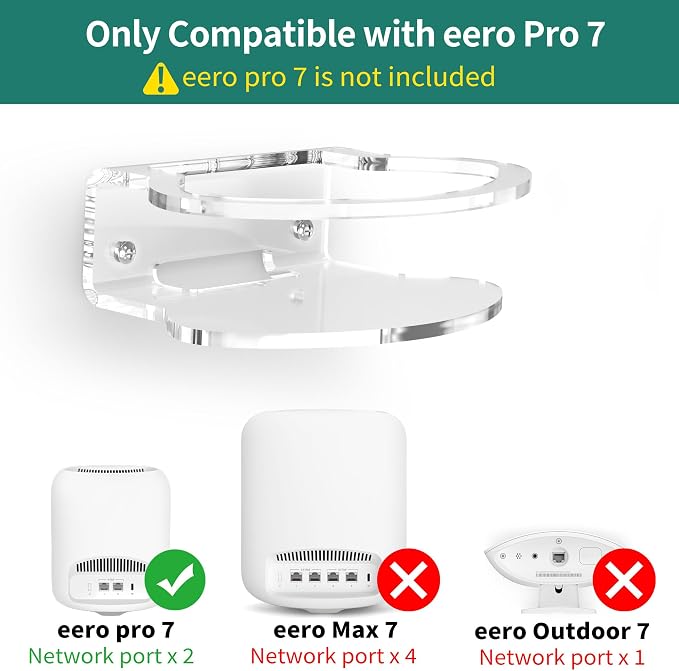 HomeMount Wall Mount Made for eero Pro 7 - Image 2