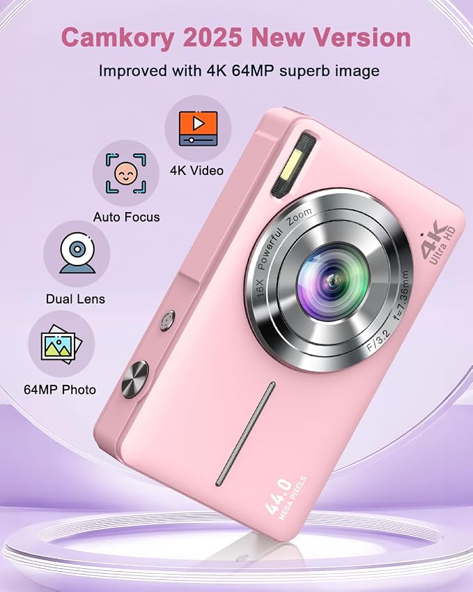 Digital Camera, 4K 64MP Cameras - Image 2