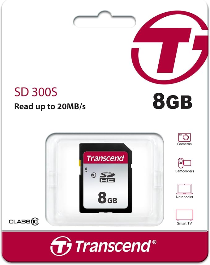 Transcend SDC300S 8GB SDHC SD Card, Compatible - Image 6