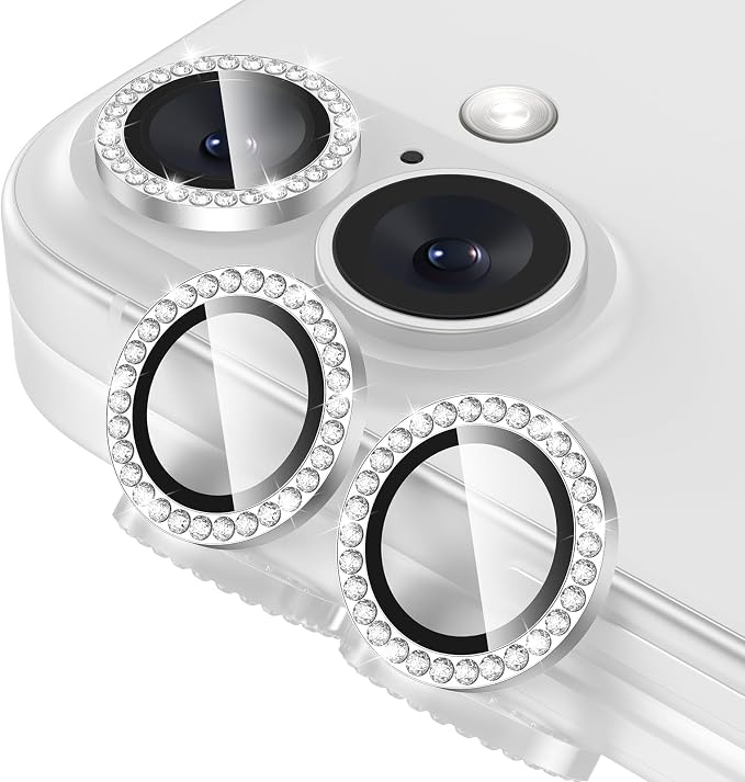 Tensea for iPhone 16 / iPhone 16 Plus Camera Lens Protector, 9H Tempered Glass by Tensea