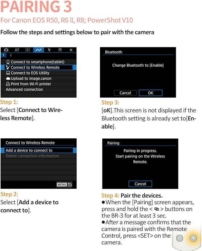 Hanpusen Rechargeable Camera Remote Control - Image 9