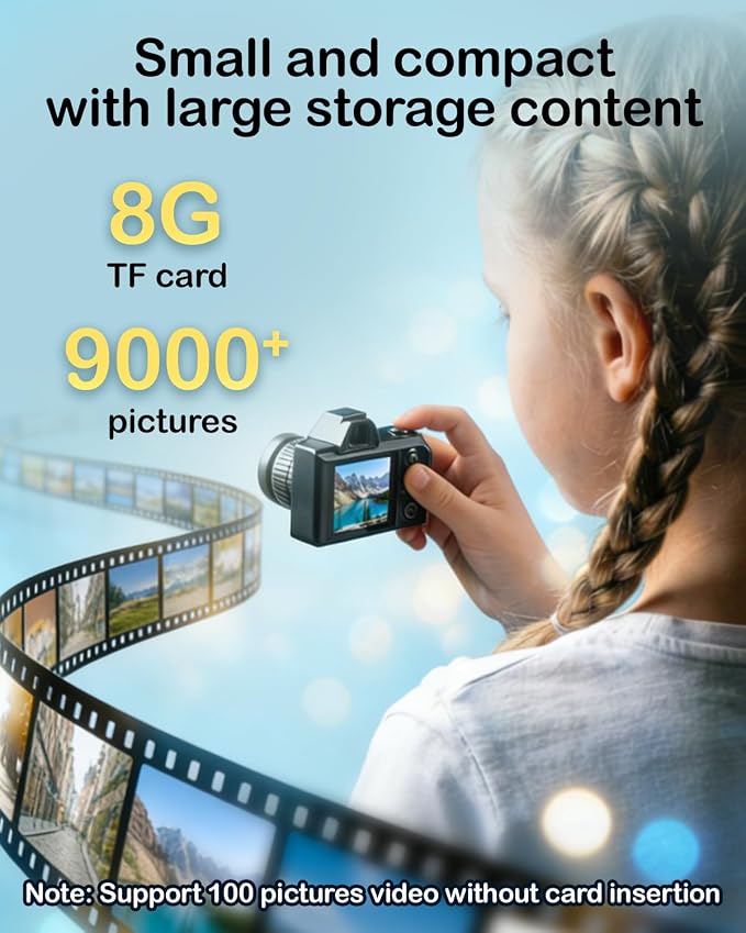 Mini Digital Camera, 1080P Portable Camera - Image 4