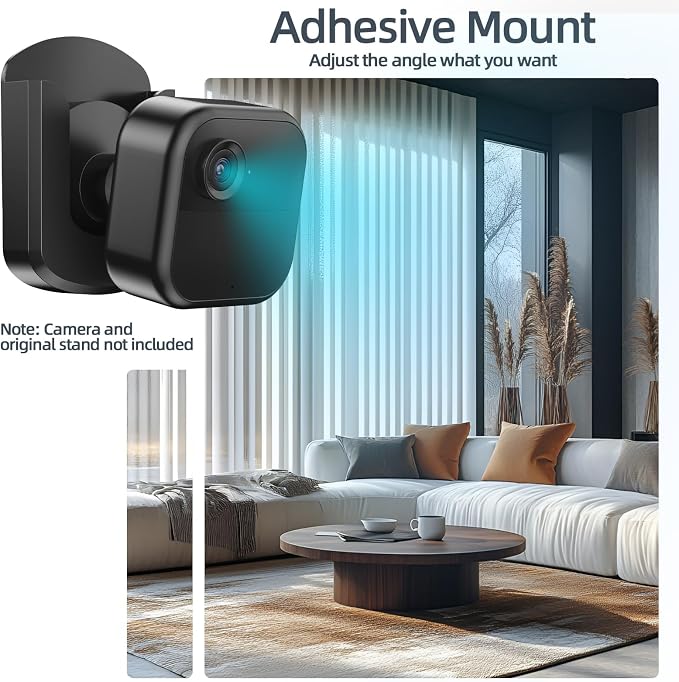 HOGEE 3 Pack Blink Camera Wall Mount Bracket, Adhesive Mount - Image 4