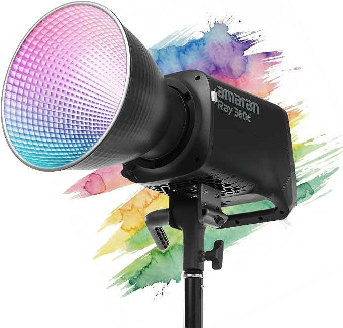 Amaran Ray 360c 360W RGBWW Full-Color LED Video Light, OmniColor Engine by amaran