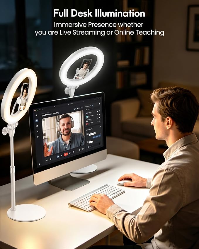 Ring Light with Stand, Zoom Lighting - Image 9