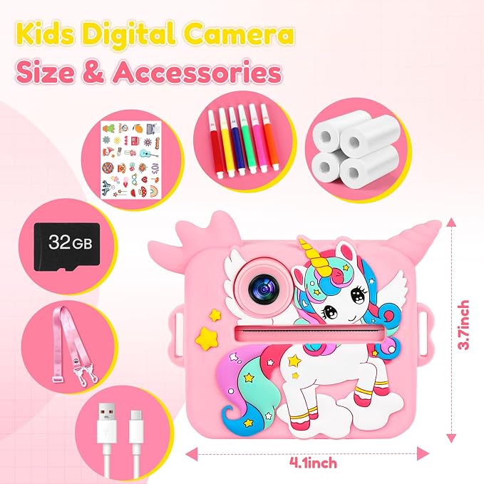 OTJ Kids Camera Instant Print for Girls Boys - Image 2
