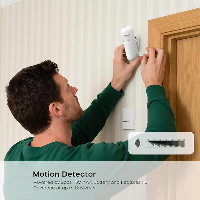 YBJ Alarm System for Home Security, DIY Wireless Home Alarm System - Image 5