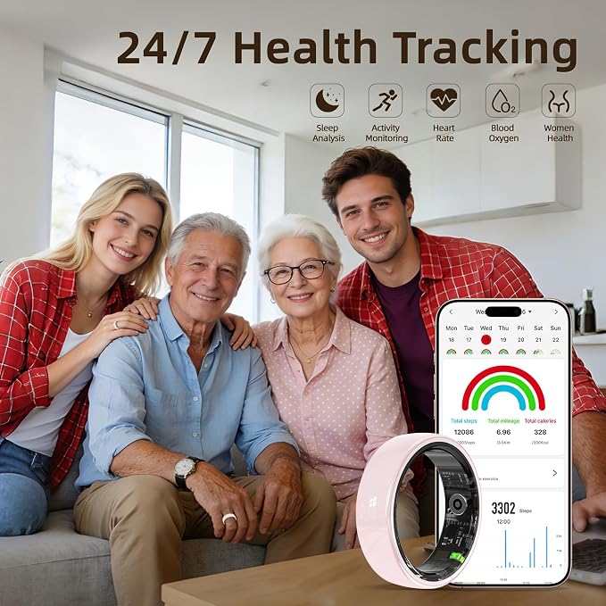 Ceramic Smart Ring, Advanced Health & Fitness Tracker - Image 3