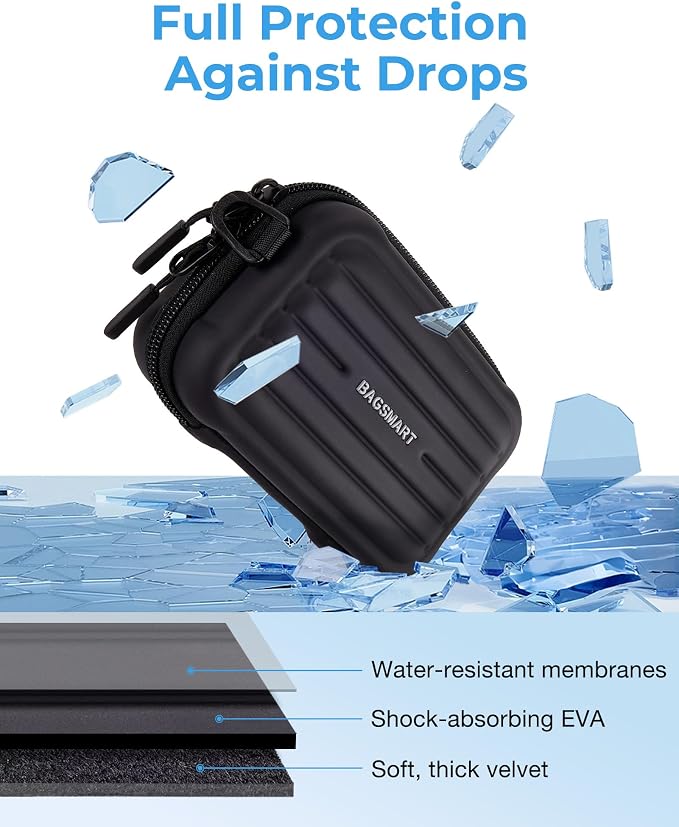BAGSMART Digital Camera Case, Protective & Waterproof Small Camera Case - Image 3