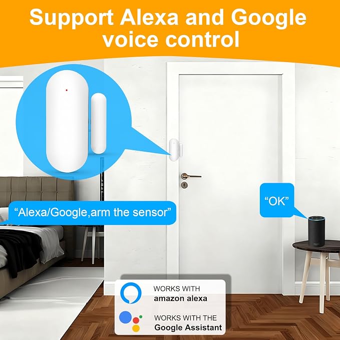 WiFi Magnetic Door Sensor Alarm - Image 9