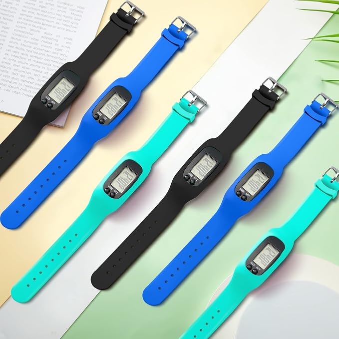 Geyoga Pedometer for Walking Steps and Miles Pedometer Watch Silicone Steps - Image 5
