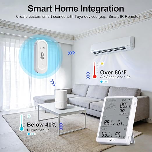 eMylo WiFi Thermometer Hygrometer 3 Pack, Smart Digital Indoor Temperature - Image 5