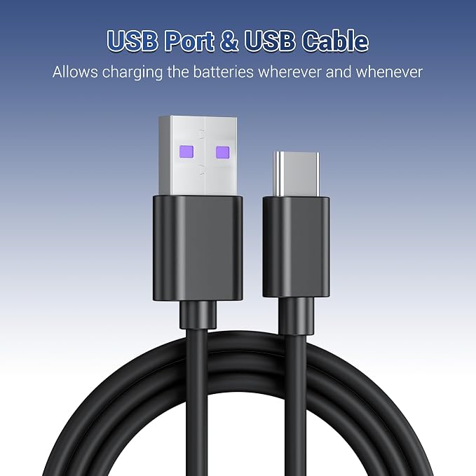 JJC DB-120 Battery Charger USB Triple Slot - Image 4