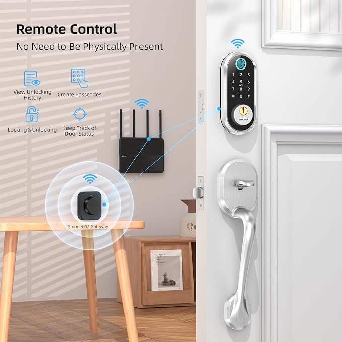 Smart Door Lock Keyless Deadbolt: SMONET Smart Locks - Image 6