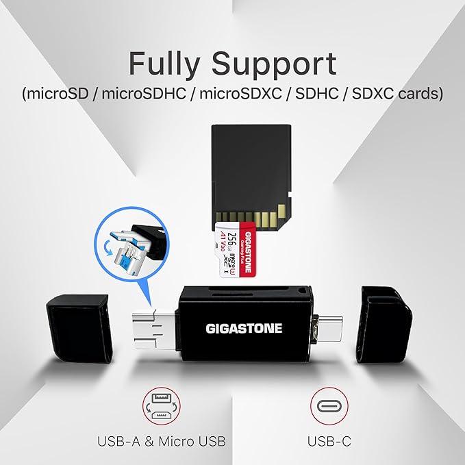 【5-Years Data Recovery】 GIGASTONE 128GB SD Card - Image 2