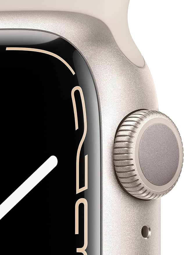 Apple Watch Series 7 Starlight Aluminum Case - Image 6