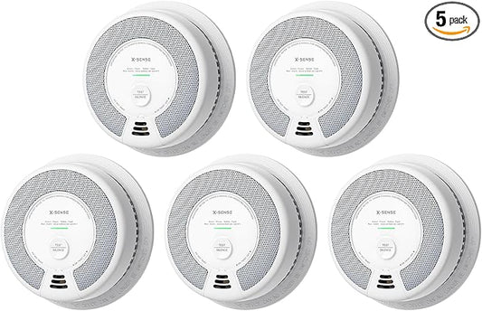 X-Sense 2-in-1 Smoke and Carbon Monoxide Detector Alarm, 10-Year by X-Sense