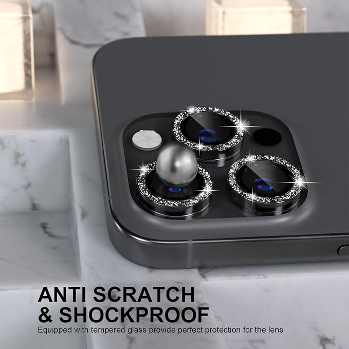 Choiche Compatible for iPhone 16 Pro/iPhone 16 Pro Max Camera Lens Protector - Image 2