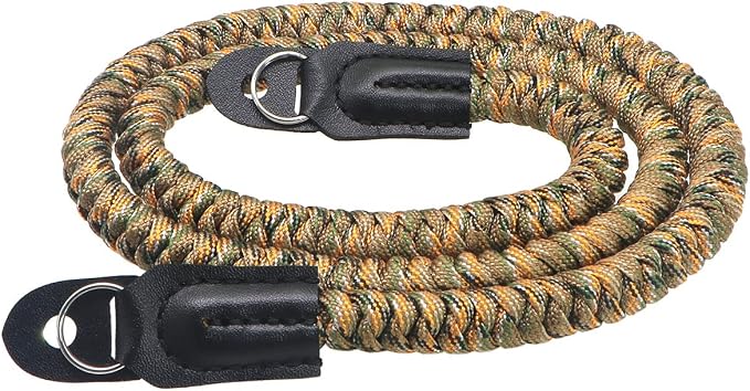 Paracord Woven Camera Neck Shoulder Strap Belt Hand Compatible by HITHUT