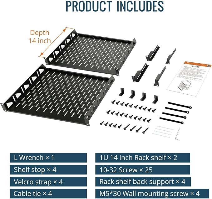 Tecmojo 12U Open Frame Network Rack - Image 6