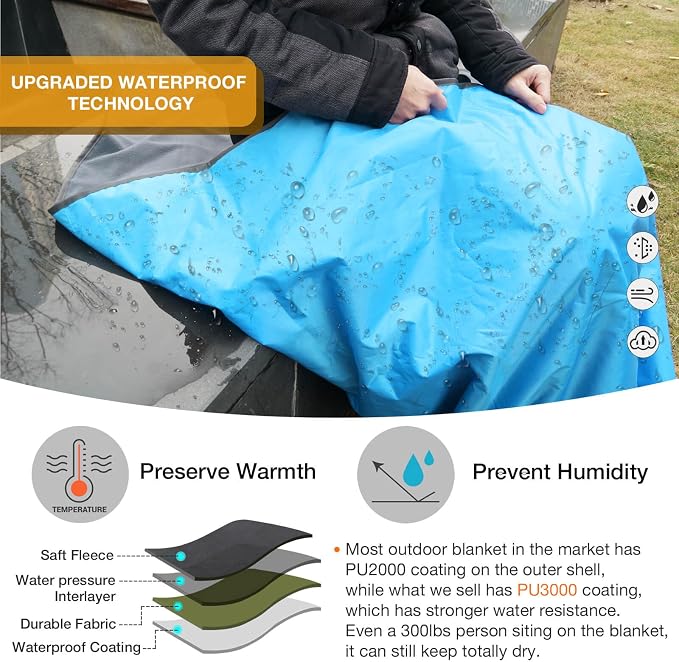 Outdoor Waterproof Camping Blanket - Image 8