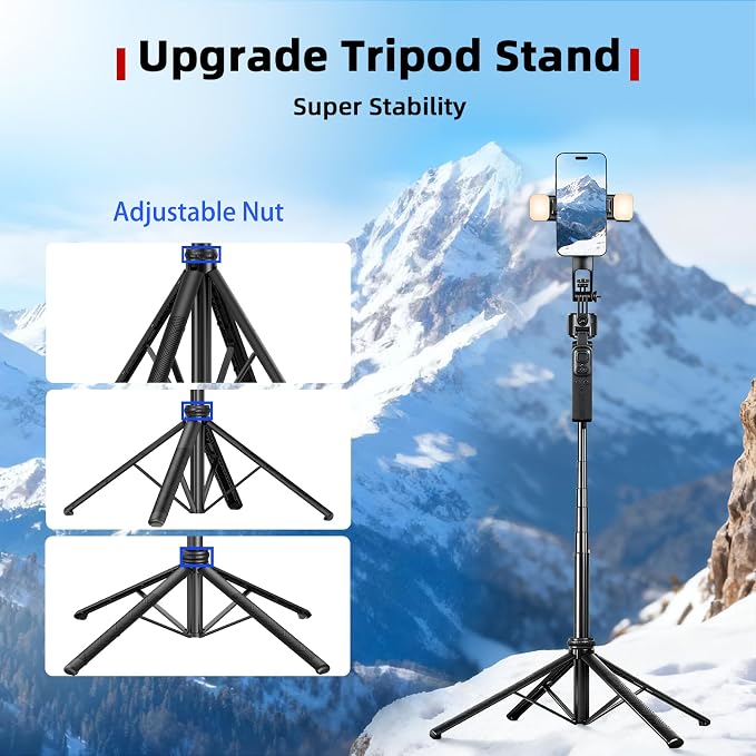 Auto Face Tracking Selfie Stick Tripod - Image 5