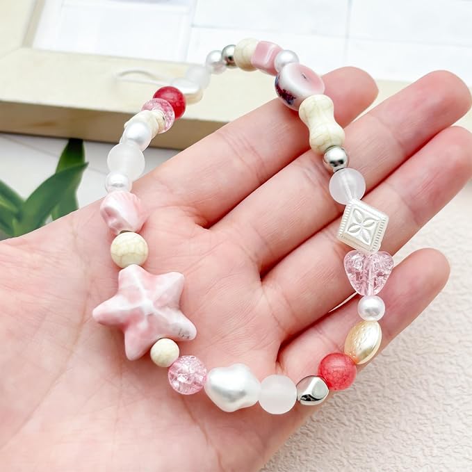 Beaded Camera Wrist Strap Cute Digital Camera Charm Lanyard Phone Chain - Image 6