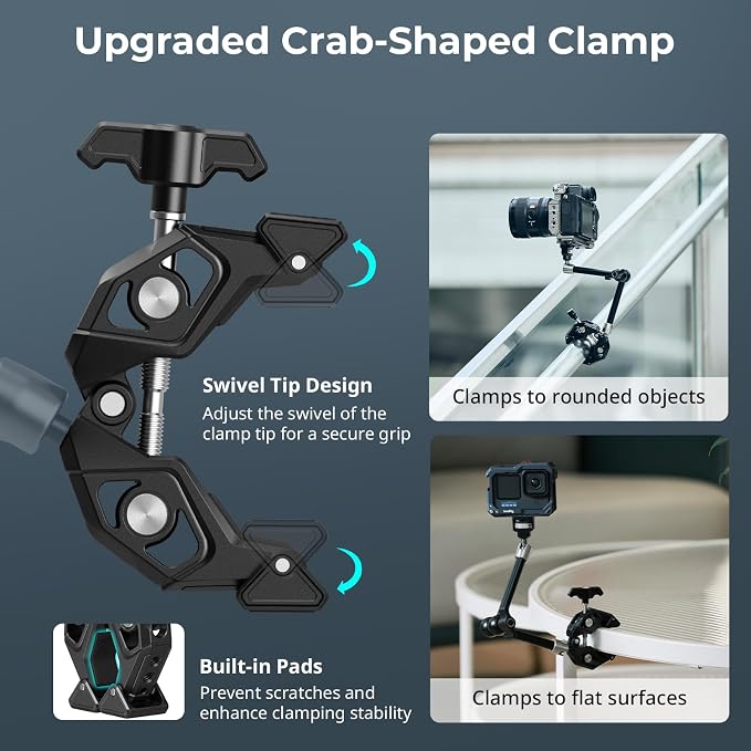 SMALLRIG 12.9 Inches Magic Arm Clamp, - Image 6