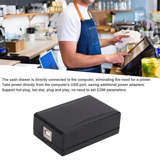 Dioche Cash Drawer Driver, USB Powered, Plug and Play, ABS Material - Image 2