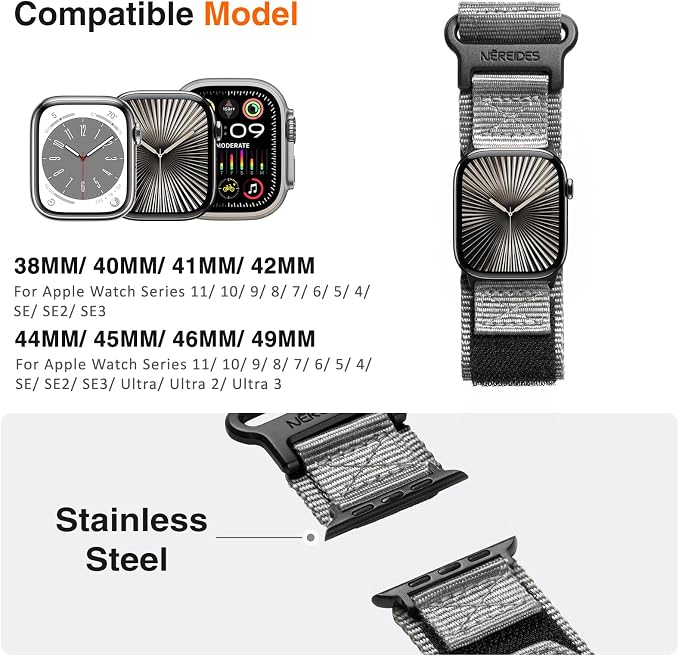 Nereides Compatible with Apple Watch Series 11 Band Series - Image 4